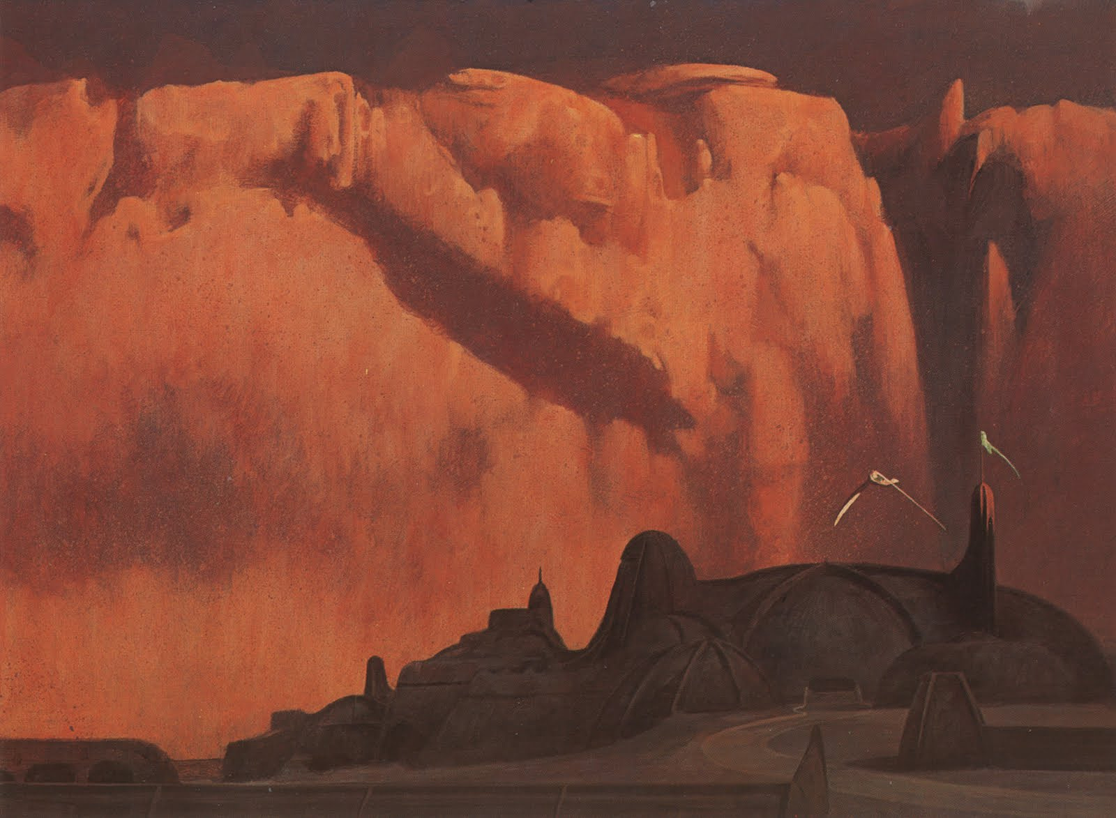 "Dawn at the Palace of Arrakkeen" from The Illustrated Dune
